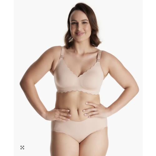 Beige Nursing Bra - Medium