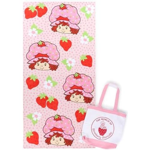 Jay Franco Beach Towel and Tote Bag Set - 16" x 14.5" Canvas Shoulder Handbag with 28" x 58" Super Soft Absorbent Bath Towel