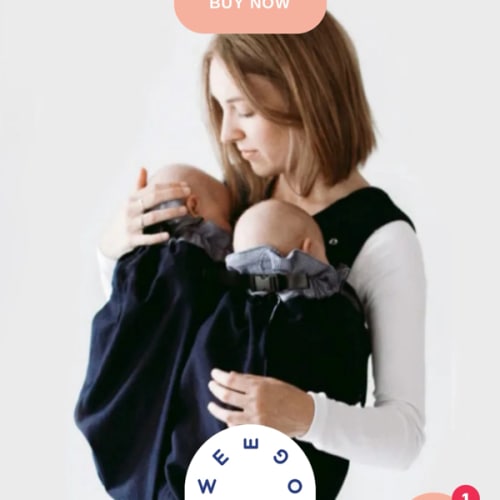 The Weego TWIN Baby Carrier