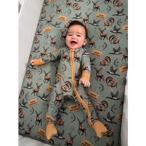 Baby animal print jumpsuit