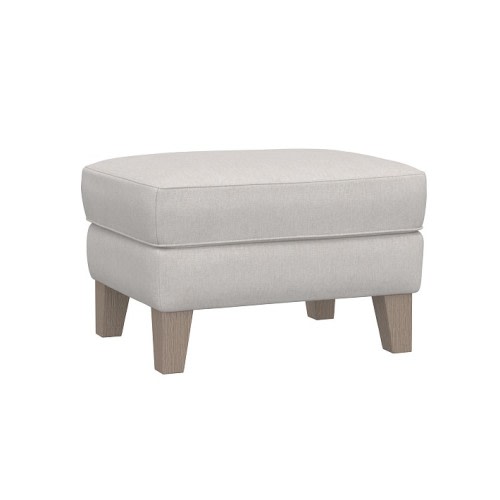 Wingback Upholstered Ottoman