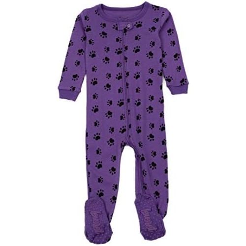 Leveret Kids Pajamas Baby Boys Girls Footed Pajamas Sleeper 100% Cotton (Size 6-12 Months-5 Toddler)