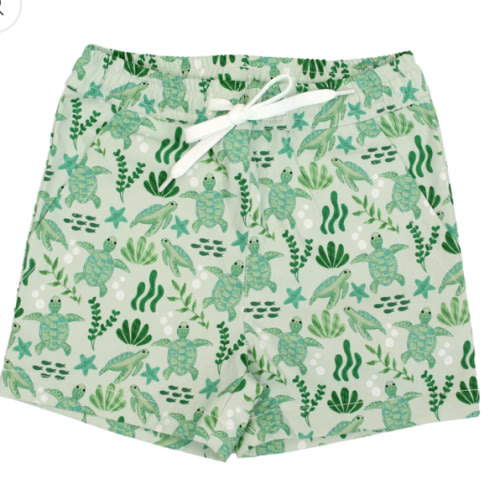 Save the Sea Turtles Boys Swim Trunks – Emerson and Friends