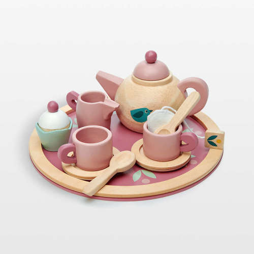 Tender Leaf Wooden Birdie Toy Kids Tea Set