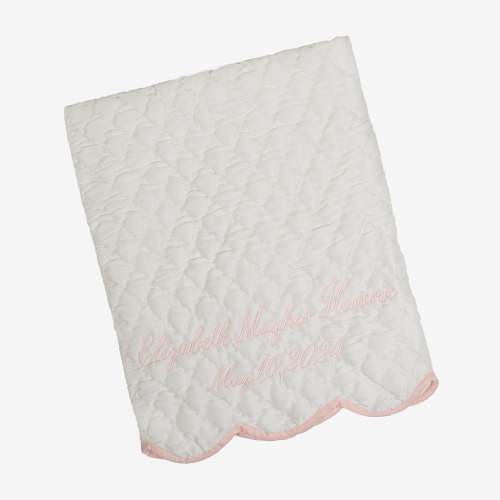 QUILTED SATIN BABY BLANKET FOR SALE - BABY ACCESSORIES | SHOPLENORA – Lenora