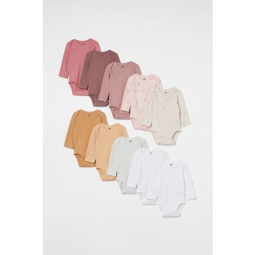 0-3m *10-pack Long-sleeved Bodysuits