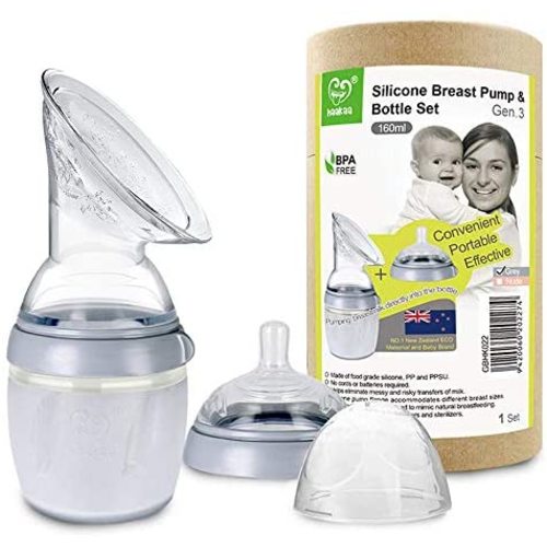 haakaa Manual Breast Pump Breast Milk Collector Gen 3 Multi-Functional Feeding Set 5.4oz/160ml