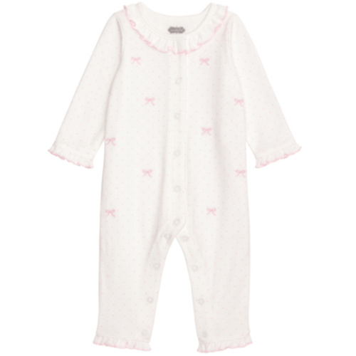 Embroidered Bow Bodysuit | Adorable 0-3M Newborn Essential | Mud Pie