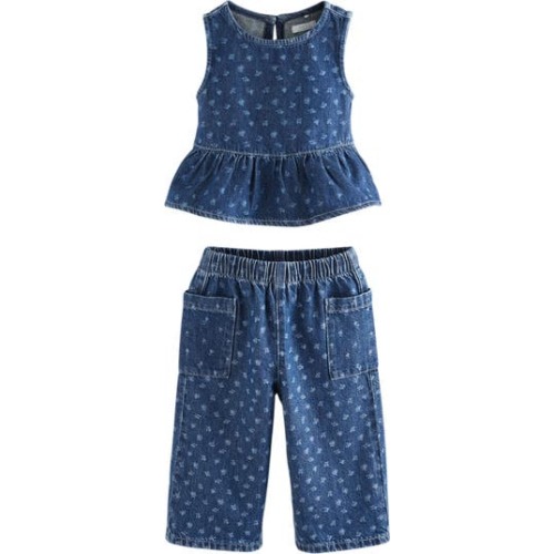 Kids' Denim Tank & Pants Set