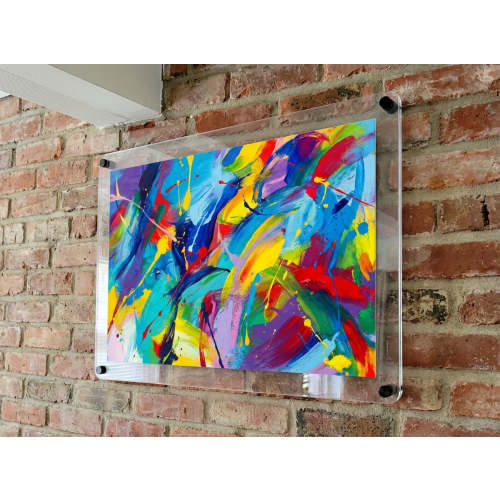 Clear Acrylic Frame Round Corners