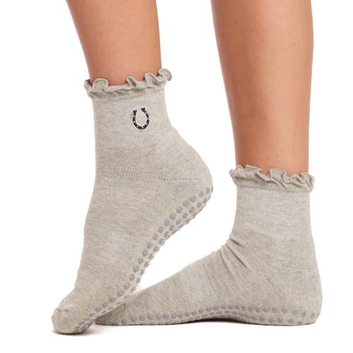 Lucky Horseshoe Grip Socks | Non Slip Socks