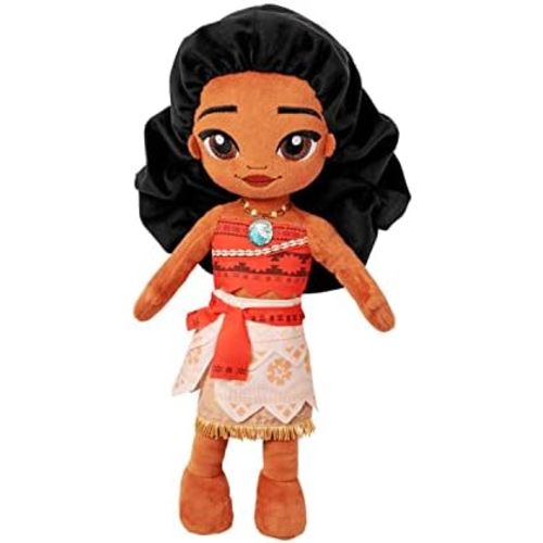 Disney Store Official Princess Plush Doll, Moana, Medium 14 Inches, Soft Plushy with Embroidered Features, Princess Toys for Girls, Disney Dolls, Stuffed Animals for Girls