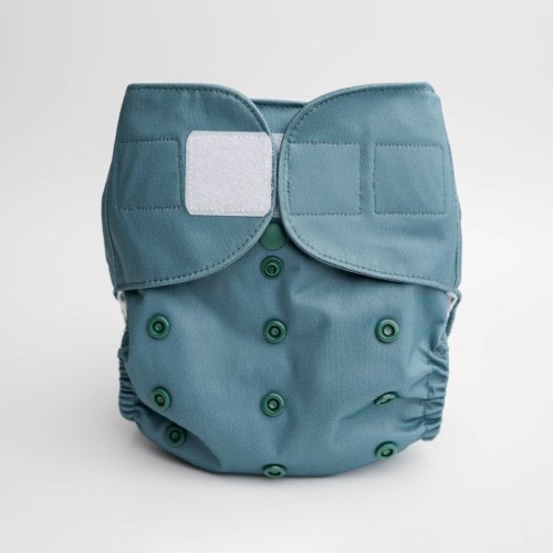 V2 Luxe Hook and Loop Pocket Cloth Diaper with Dual Inner Gussets and Athletic Wicking Jersey
