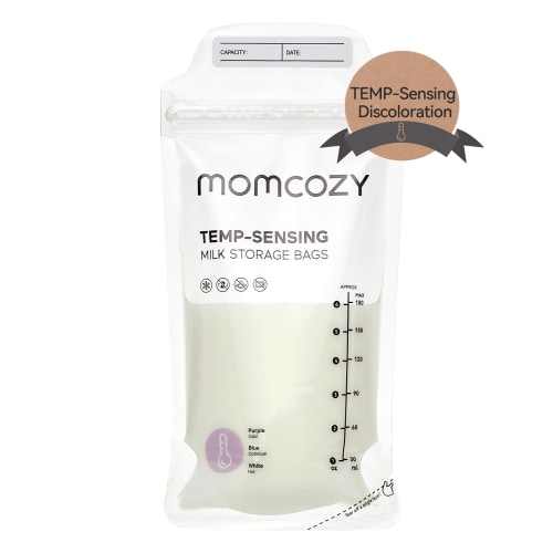Momcozy Breastmilk Storing Bags, Temp-Sensing Discoloration Milk Storage Bags 200 Count