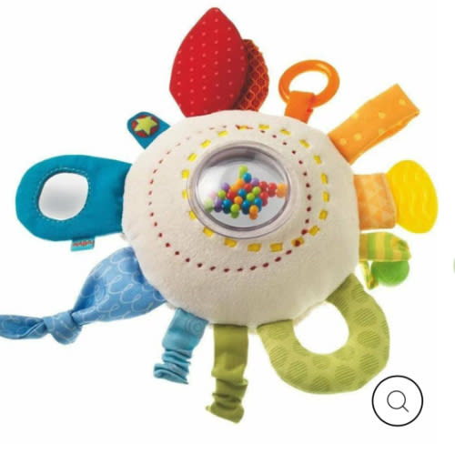 Haba Teether Cuddly Rainbow – The Natural Baby Company