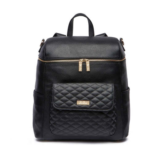 Black Diaper Bag by Luli Bebe | Large Diaper Backpack