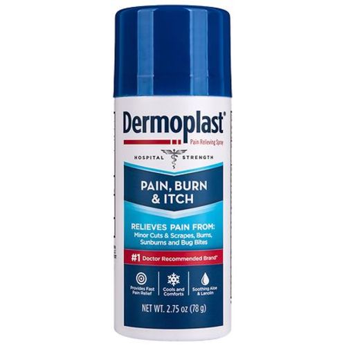 Dermoplast Pain, Burn & Itch Relief Spray for Minor Cuts, Burns and Bug Bites