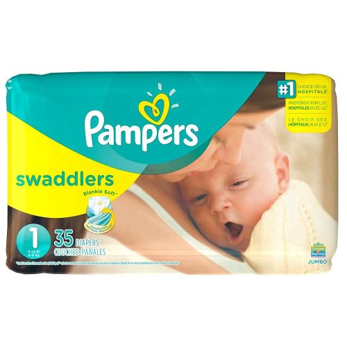 Pampers Swaddlers Newborn Diapers Size 1 35 Count