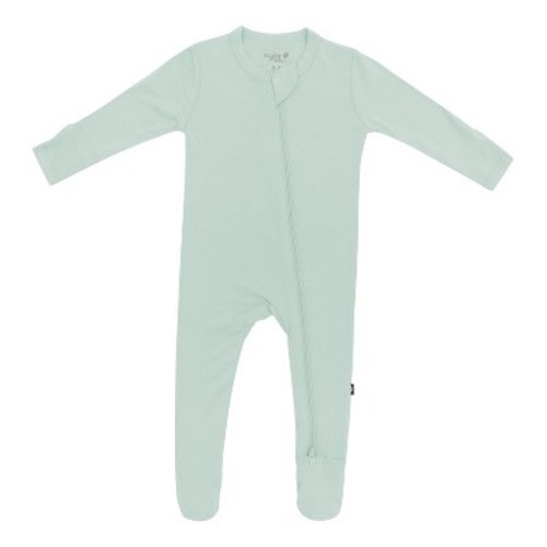 Kyte Baby Zippered Footie in Sage Sage 0-3 Months