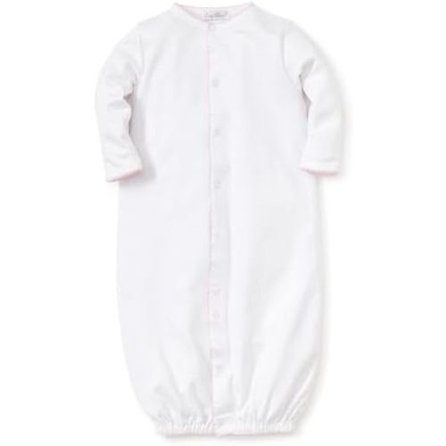 kissy kissy Baby Boys and Girls 100% Pima Cotton New Kissy Dots Print Convertible Nightgown