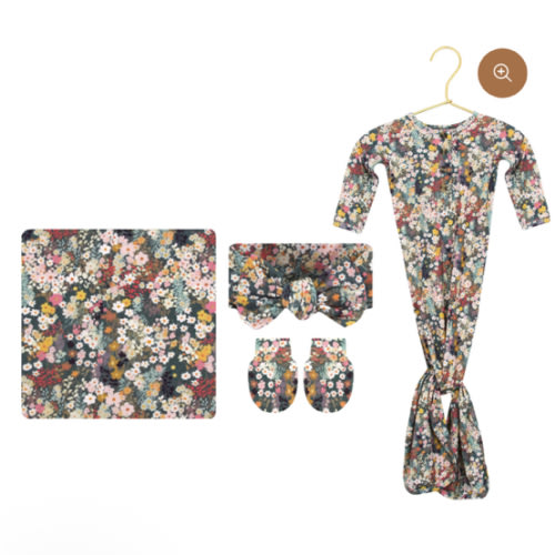 Aria Newborn Headband Bundle (Gown)