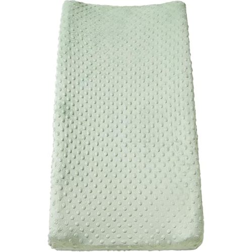 Changing Pad Cover Super Soft Dots Skin-Friendly Breathable Wipeable Changing Table Sheets for Baby Boy and Baby Girl (Bay)