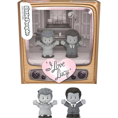 Little People Collector I Love Lucy: Lucy and Ricky Special Edition Figure Set for Adults & Fans in Display Package (Amazon Exclusive)