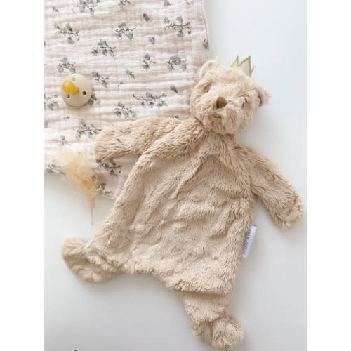 MON AMI Princess Bunny Baby Security Blanket | Soft Plush Lovey for Infants & Toddlers | 15" Snuggle Comforter | Newborn Essential