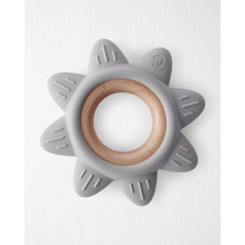 Baby Little Planet Silicone &  Wood Teether - Grey - Little Planet | Carter's