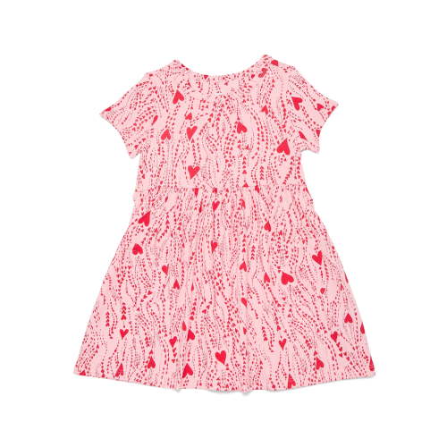 Wonder Nation Baby and Toddler Girls Play Dress with Short Sleeves, Sizes 0/3M-5T