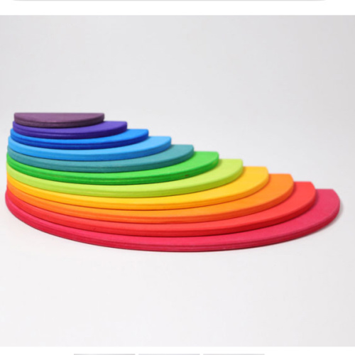 Rainbow Semicircles Building Set 11pcs (Grimm's)