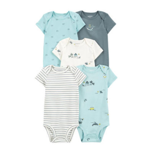 Carter's Baby Boys 5-pc. Short Sleeve Bodysuit