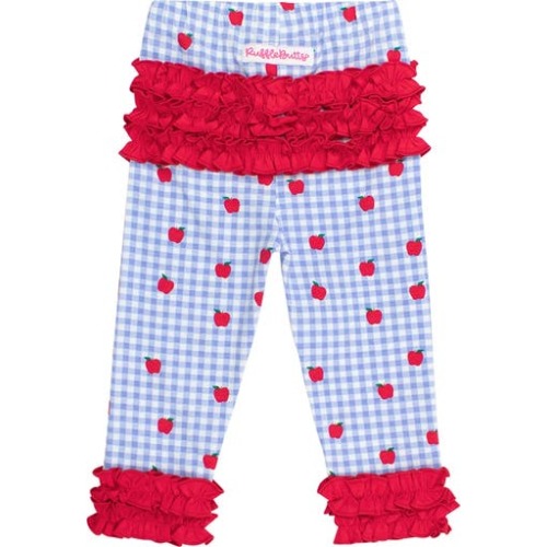 Baby Girls Ruffle Leggings with Signature Rear Ruffles, 3-6M