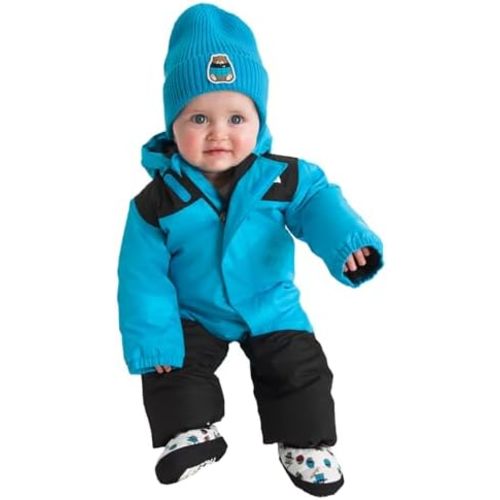 THE NORTH FACE unisex baby Freedom Snowsuit Insulated Winter Snowsuit, Water Repellent, 3 Piece Hood With Rain Guard Tunnel