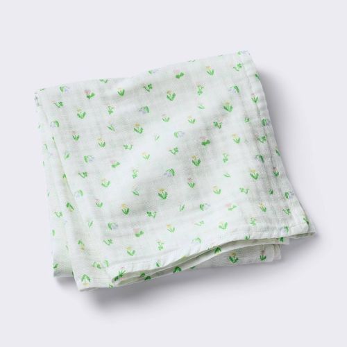 Muslin Swaddle Blanket - Floral - Cloud Island™