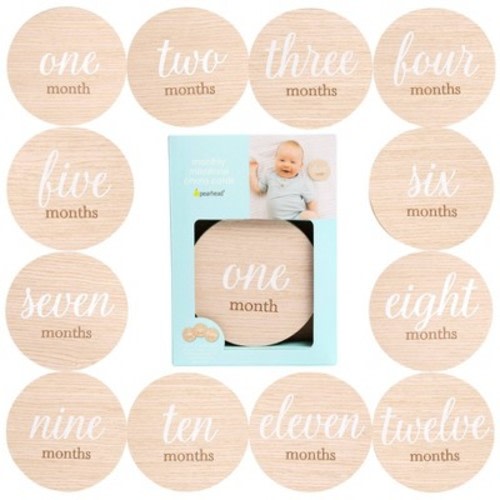 Pearhead Baby Monthly Milestone Cards - 6pc