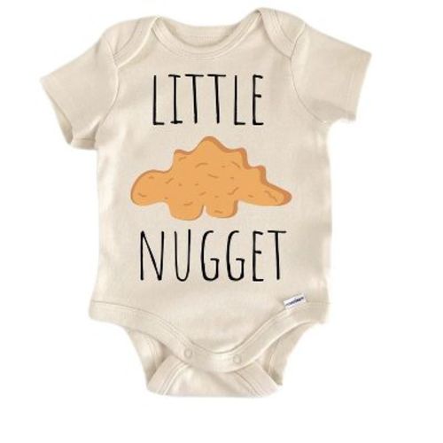 Dinosaur Nugget Newborn Baby Onesie® Bodysuit GS1