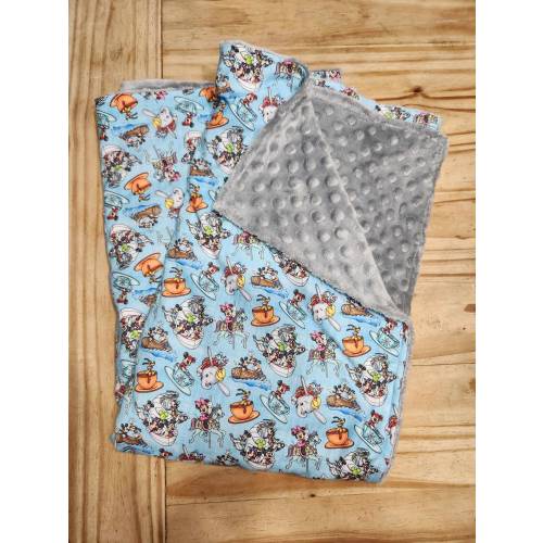 Magic Kingdom Baby Blanket: Mickey, Minnie, Dumbo Print