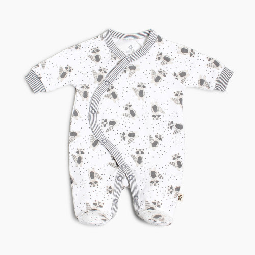 Snugabye Kimono Sleeper - Raccoon, Newborn