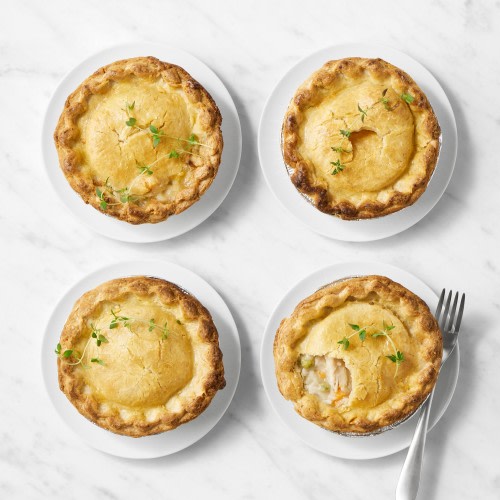 Mini Chicken Pot Pies, Serves 4