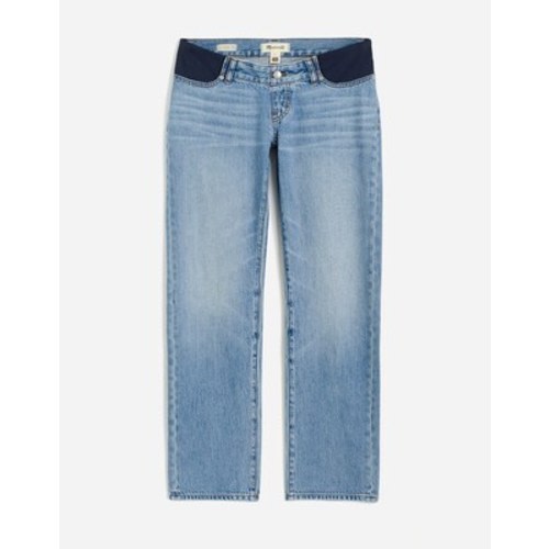 The Maternity Side-Panel Dean Easy Straight Jean: Airy Denim Edition | Madewell