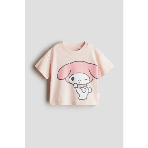 COTTON T-SHIRT WITH PRINTED MOTIF