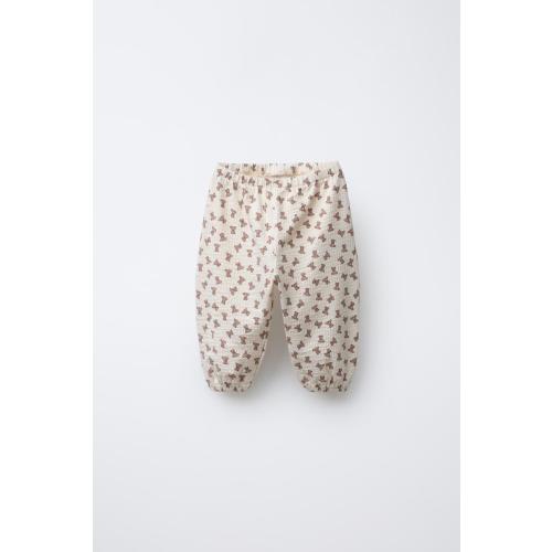 BEAR JOGGER PANTS - Ecru | ZARA United States