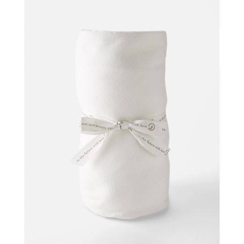 Baby Organic Cotton Mini Crib Sheet - Style,Cream