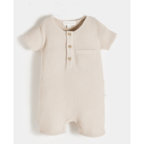 Waffle Short Romper | babycottons