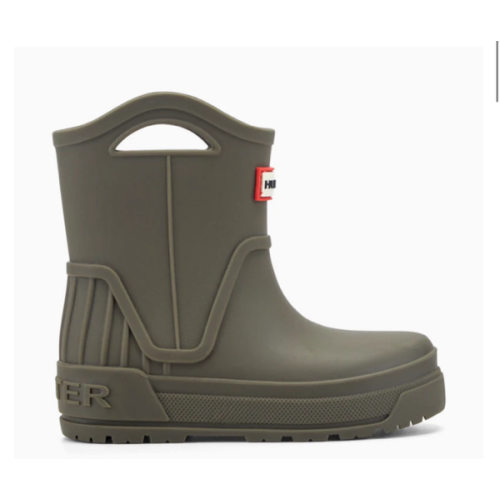 Little Kids Georgey Waterproof Rain Boots - Dark Green | Hunter Boots