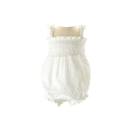 Eyelet Ruched Bubble
