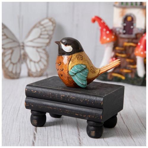 Yellow Wood Look Chickadee
