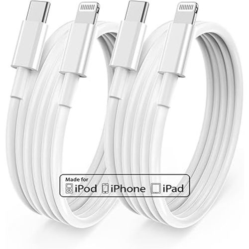 Long iPhone 12 13 14 Fast Charger Cable 10ft,[Apple MFi Certified] USB C to Lightning Cable,Type C Port Support Apple Charging Cord for iPhone 14 Pro/14/13 Pro/12 Pro Max/12 Mini/11 Pro/XS/XR/iPad.