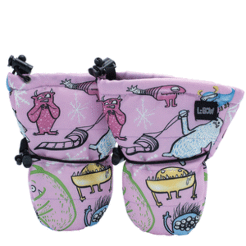 Carly Jo Monster Pink Mitts | L-Bow